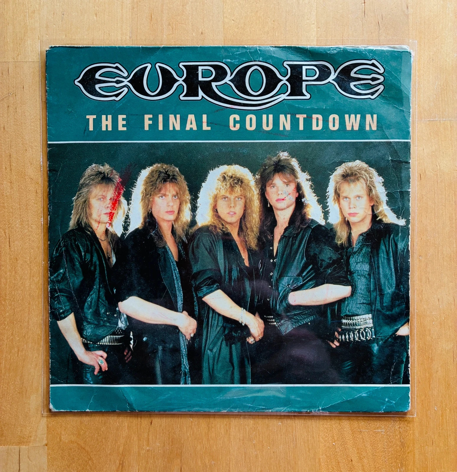 Disque vinyle 45T Europe The Final Countdown.